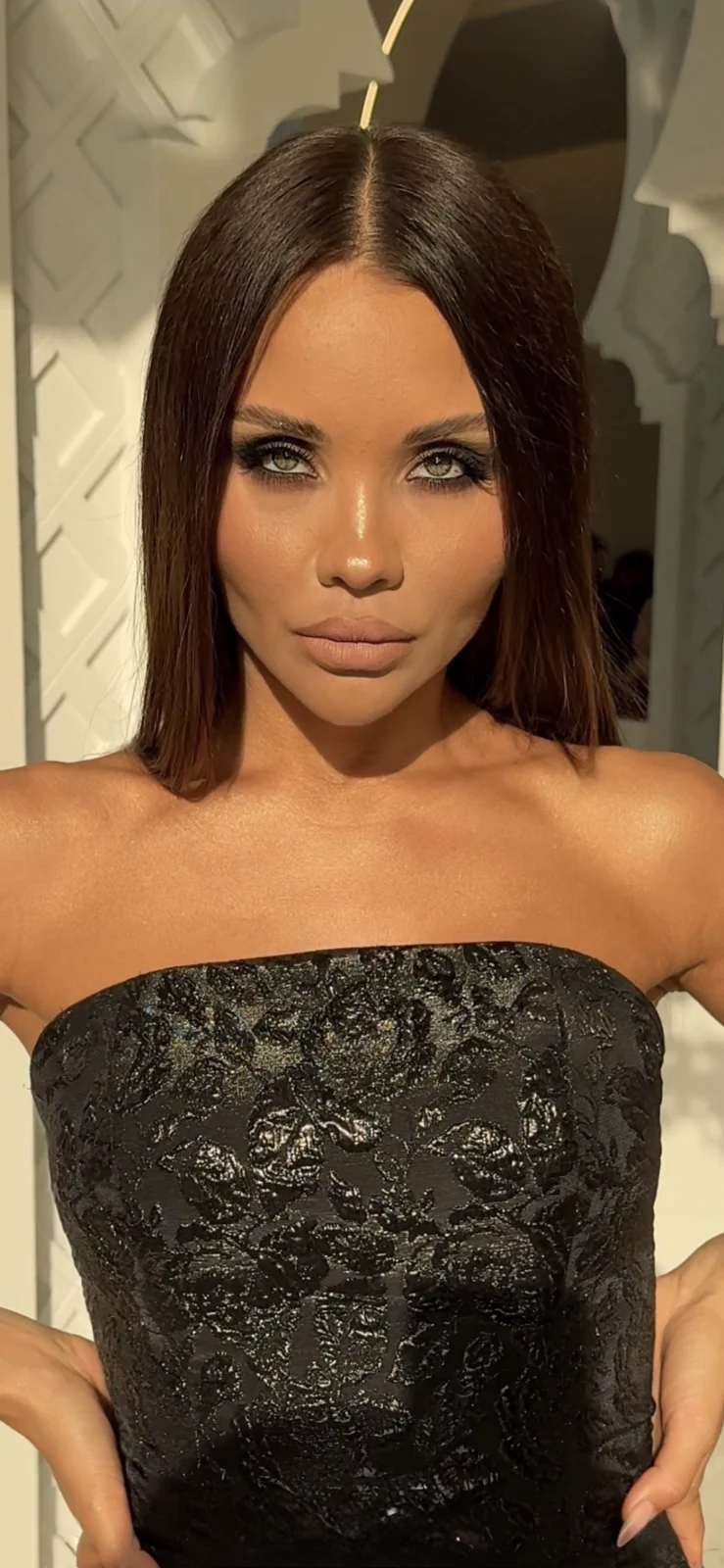 Bronze evening glam — makeup by Glam On Call
